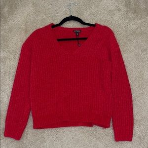 Red Express Sweater (V-Neck)